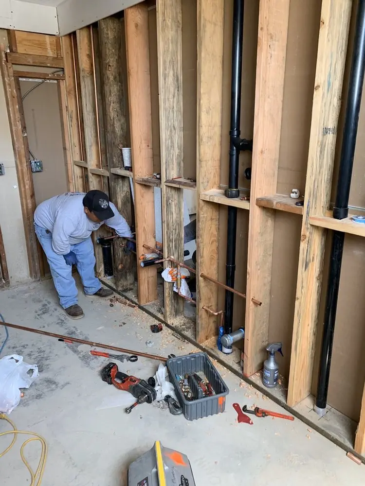 Commercial rough-in plumbing for Water Heater Replacement in Brighton Estates